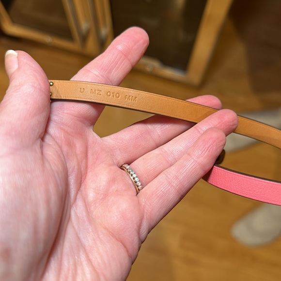 Hermes Mini Kelly Double Tour Bracelet Rose Azalee with rose gold hardware Sz T1 - Picture 8 of 8